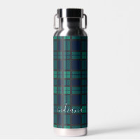 Plaid Zwart Horloge Rustiek Patroon Tartan