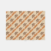 PLAIDDEKENS - BOURBON is Troostvoedsel Fleece Deken (Voorkant (Horizontaal))