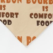 PLAIDDEKENS - BOURBON is Troostvoedsel Fleece Deken (Hoek)
