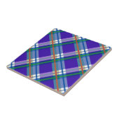 Plaids, cheques, tartans blauw tegeltje (Zijkant)