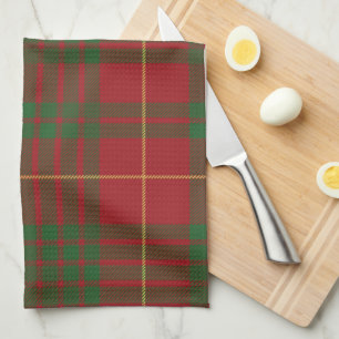 Plaids Clan MacTavish Rood Groen Geruit Tartan Theedoek