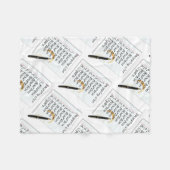 PLAIDS DEKENS - BOURBON FAN SHOPPINGLIJST (Voorkant (Horizontaal))