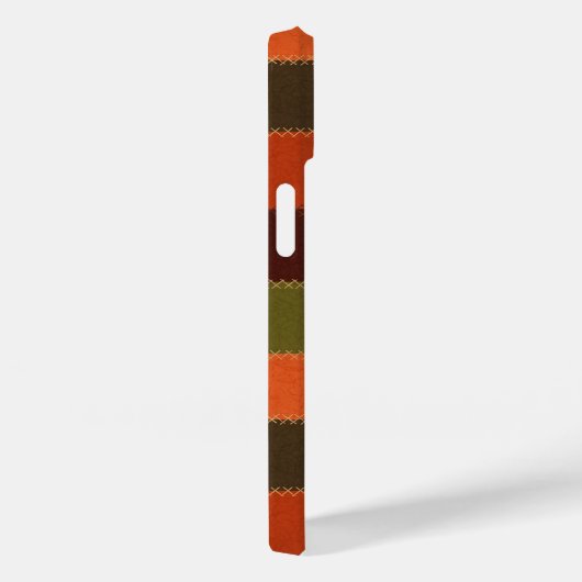 Plaids-geruite namaak patchwork Case-Mate iPhone case (Achterkant / Rechts)
