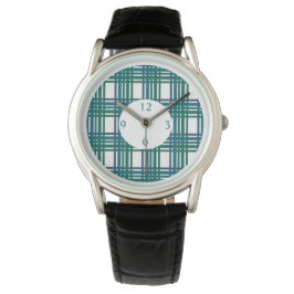 Plaids Pattern mannen Watch Horloge