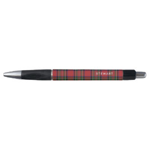 Plaids rustieke rood en groen Stewart Tartan Pen