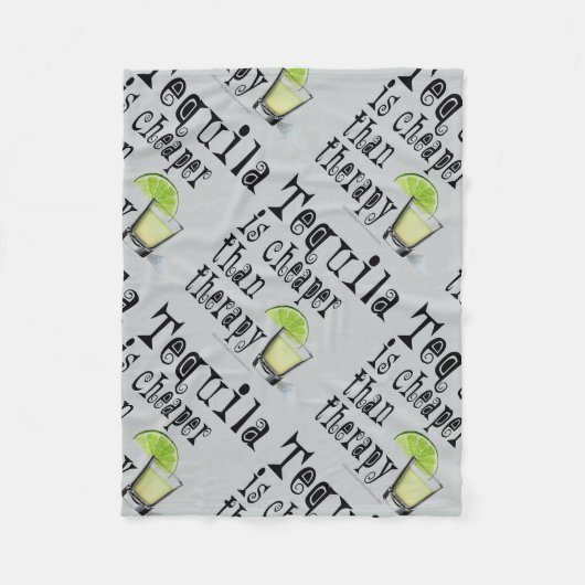 PLAIDS - TEQUILA, GOEDKOPER DAN THERAPIE FLEECE DEKEN (Voorkant)