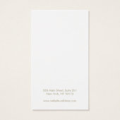 Plain add Logo Haar Clip Accessoire Display Visitekaartje (Achterkant)