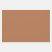 Plain amandelsuiker Henna bruin tinten 3 tinten Inpakpapier Vel (Voorkant 2)