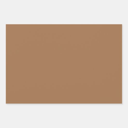 Plain amandelsuiker Henna bruin tinten 3 tinten Inpakpapier Vel (Voorkant)