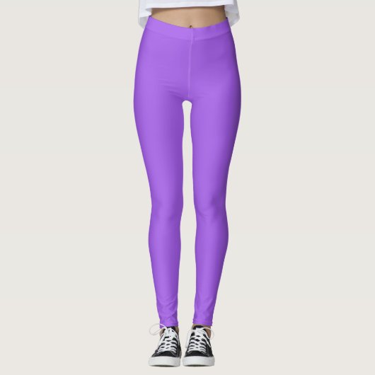 Plain Amethyst-Leggings Leggings (Voorkant)