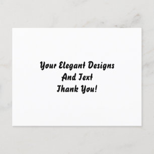 Plain and Blank Elegant Verjaardag Uitnodigen Brie Uitnodiging Briefkaart