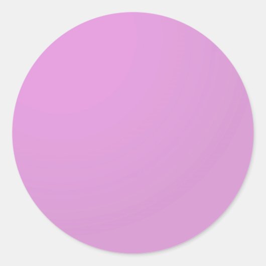 Plain Artistic Pink Paarse : Voeg tekst of afbeeld Ronde Sticker (Voorkant)