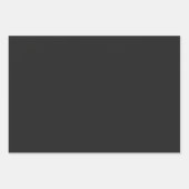 Plain Asfalt Eerie Black Shades 3 Tones Inpakpapier Vel (Voorkant 3)