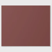 Plain Auburn Bruin Kleur Shade Tone Cadeaupapier (Vlak)