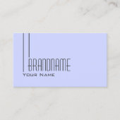 Plain Baby Blauw met Photo Professional en Simple Visitekaartje (Voorkant)