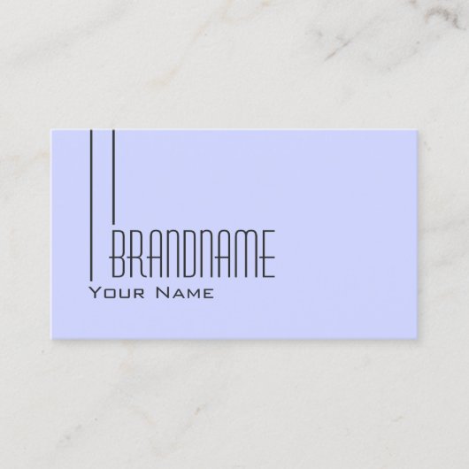 Plain Baby Blauw met Photo Professional en Simple Visitekaartje (Voorkant)