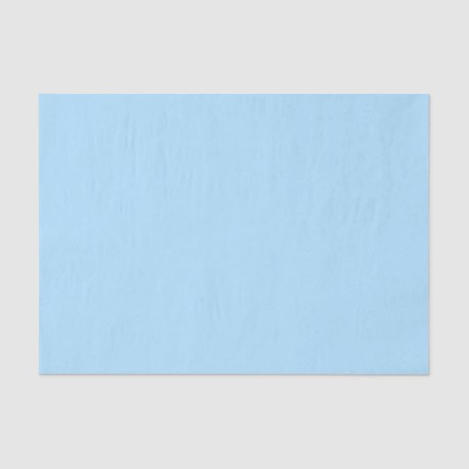 Plain Baby Blue Solid Color Tissuepapier (Voorkant)