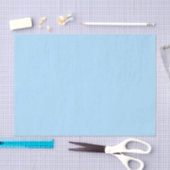 Plain Baby Blue Solid Color Tissuepapier (Craft)