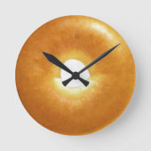 Plain Bagel Round Wall-klok Ronde Klok (Voorkant)
