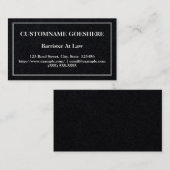 Plain Barrister bij Law Visitekaartje (Voorkant / Achterkant)
