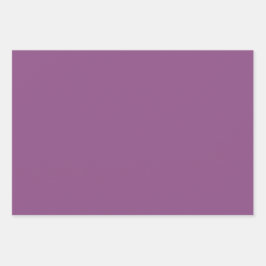 Plain Berry Fuchsia Violet Paarse tinten 3 tinten Inpakpapier Vel