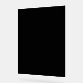 Plain Black 18 "x24" Acryl Trouwstoel Grafiek Bord (Hoek)
