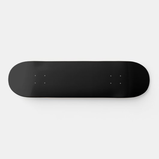 Plain Black Blank Skateboard (Horizontaal)