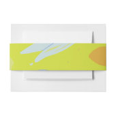 Plain bladen en kleurtinten uitnodigingen wikkel (Voorkant Voorbeeld)