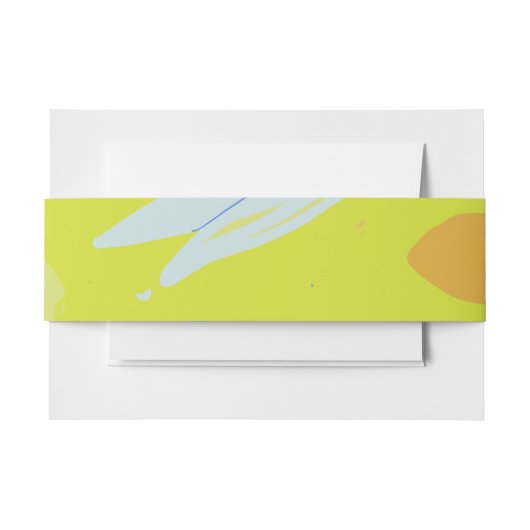 Plain bladen en kleurtinten uitnodigingen wikkel (Voorkant Voorbeeld)