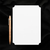 Plain Blank Witte Ticket Hoek Trouwen Kaart