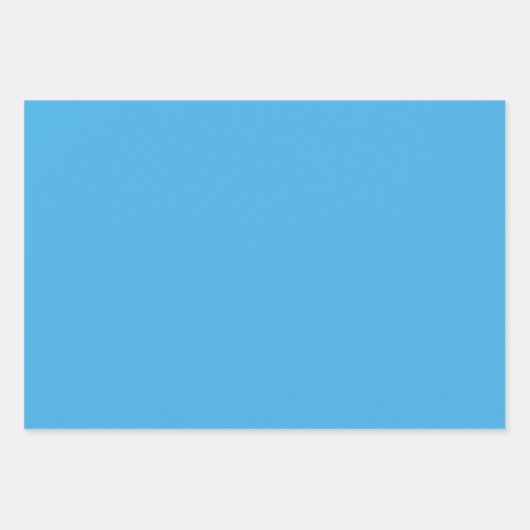 Plain Bluebonnet Hue Picton Blue Shades 3 Tones Inpakpapier Vel (Voorkant 3)