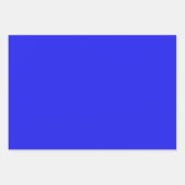 Plain Bluebonnet Hue Picton Blue Shades 3 Tones Inpakpapier Vel (Voorkant)