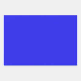 Plain Bluebonnet Hue Picton Blue Shades 3 Tones Inpakpapier Vel