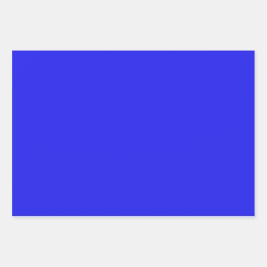 Plain Bluebonnet Hue Picton Blue Shades 3 Tones Inpakpapier Vel (Voorkant)