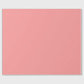 Plain Blush Coral Peach Kleurenschaduw Tone Cadeaupapier (Vlak)