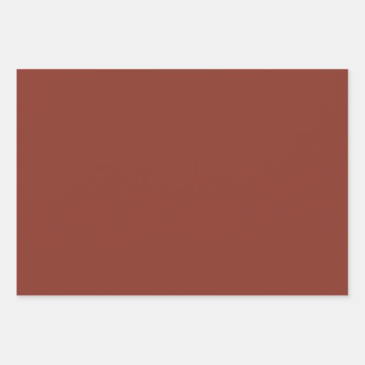 Plain Bole Burnt Cafe Au Lait Bruin tinten 3 tinte Inpakpapier Vel (Voorkant 2)