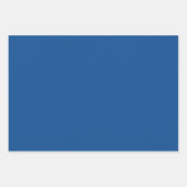 Plain Bondi Dutch Yale Blue Shades 3 Tones Inpakpapier Vel (Voorkant 3)
