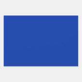 Plain Bondi Dutch Yale Blue Shades 3 Tones Inpakpapier Vel (Voorkant 2)