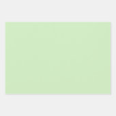 Plain Bord Mint Thee Groene tinten 3 tinten Inpakpapier Vel (Voorkant 3)