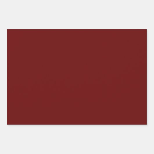 Plain Boston Blood Auburn Red Shades 3 Tones Inpakpapier Vel (Voorkant 3)