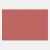 Plain Brick Donker Kastanje Maroon Shades 3 Tones Inpakpapier Vel (Voorkant 3)