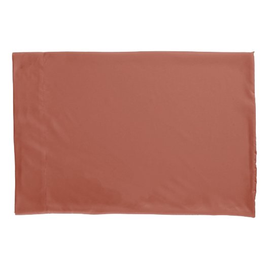 Plain Brick Red Kussensloop (Voorkant)