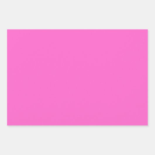 Plain Brink Roos Hot Pink Shades 3 Tones Inpakpapier Vel (Voorkant 2)