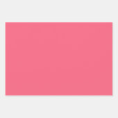 Plain Brink Roos Hot Pink Shades 3 Tones Inpakpapier Vel (Voorkant)