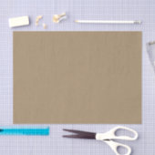 Plain Brown Faux Kraft Tissue Paper Tissuepapier (Craft)