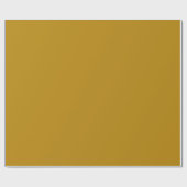 Plain Burnt Honey Gold Color Shade Tone Cadeaupapier (Vlak)