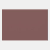 Plain Cafe Noir Diepe Koffie Bruine tinten 3 Tonen Inpakpapier Vel (Voorkant 3)