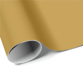 Plain Campus Gold Color Shade Tone Cadeaupapier (Rol Hoek)