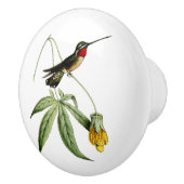 Plain Capped Star Throat Hummingbird Keramische Knop (Rechts)