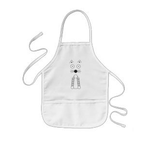 Plain CAT Kinder Schort